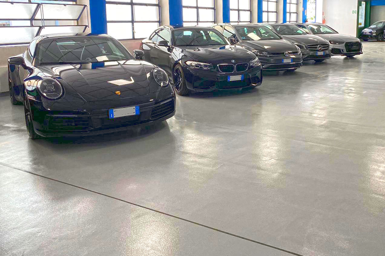 Pavimenti in resina per autorimesse parcheggi garage