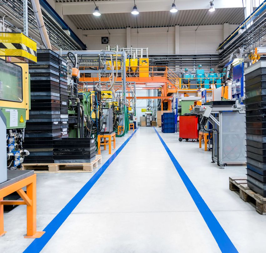 Pavimentazioni in resina epossidica per l'industria e capannoni